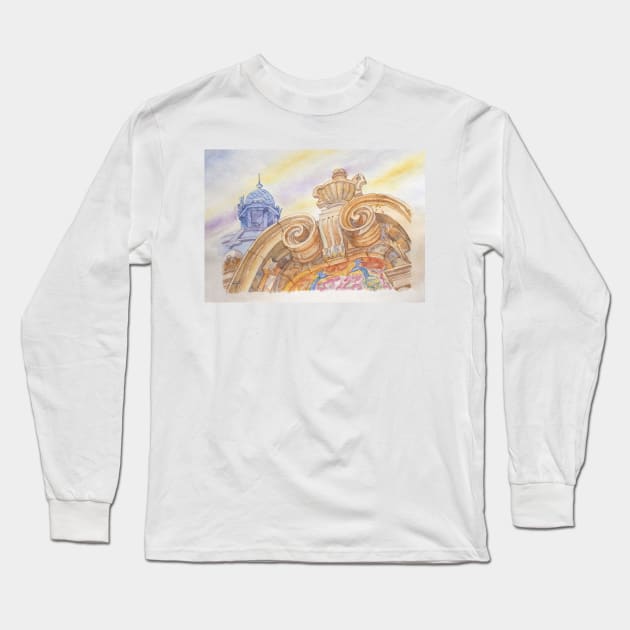 Art Nouveau. Lisbon. Long Sleeve T-Shirt by terezadelpilar